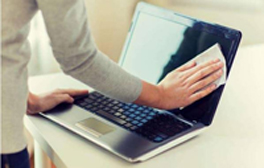 企業保潔托管電腦上、電視機保潔服務的重中之重是顯示屏。